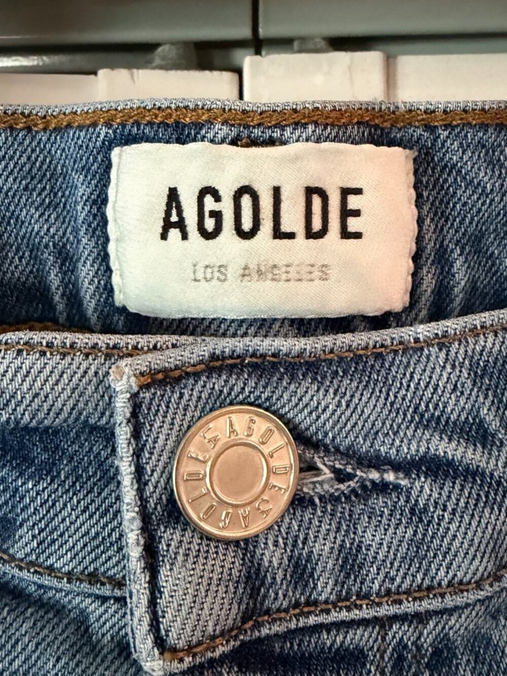 Agolde Nico High Rise Slim Fit Jeans - Size 26 - Picture 2 of 11